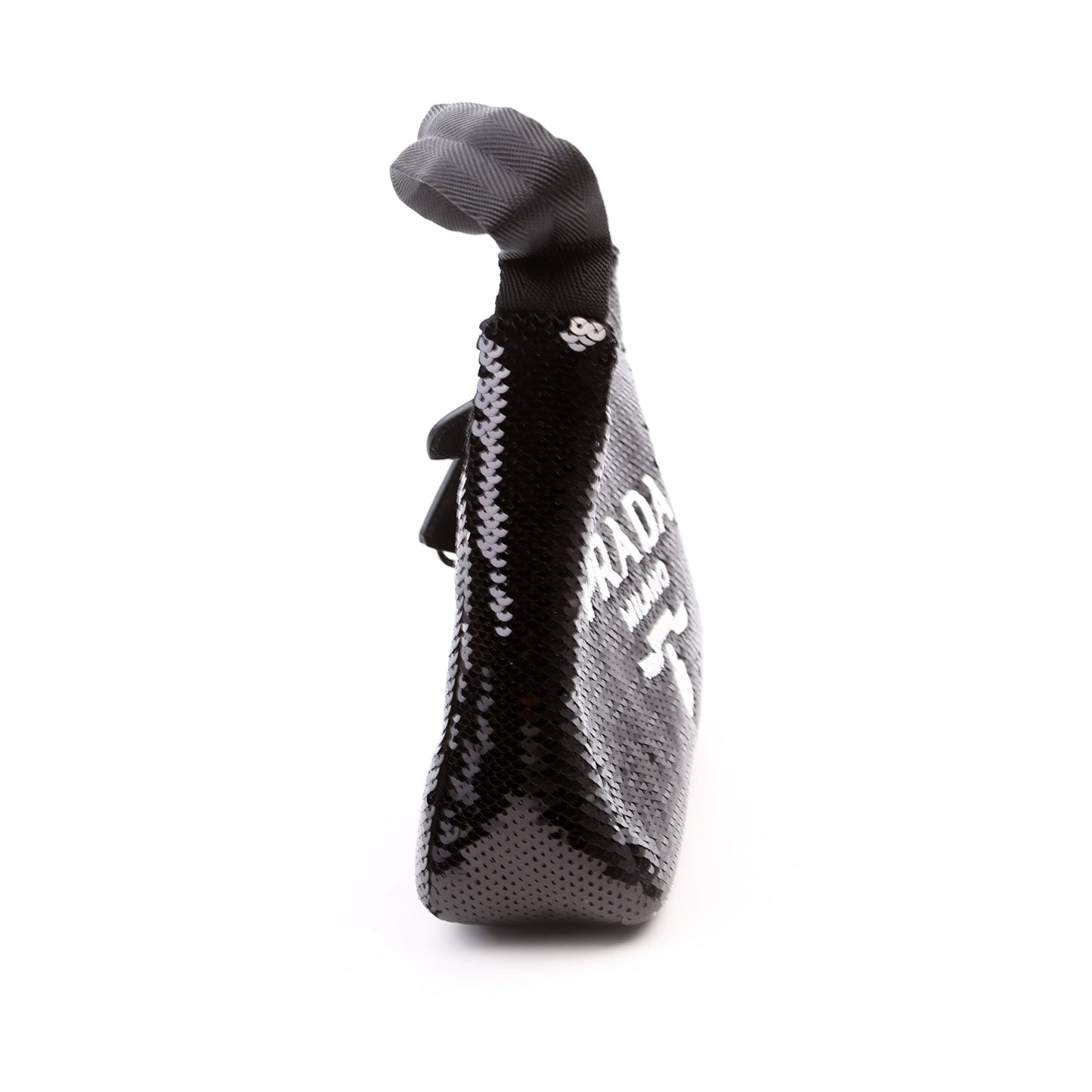 Prada Re-Edition 2000 Sequin Mini Black/White Bag - Style 2