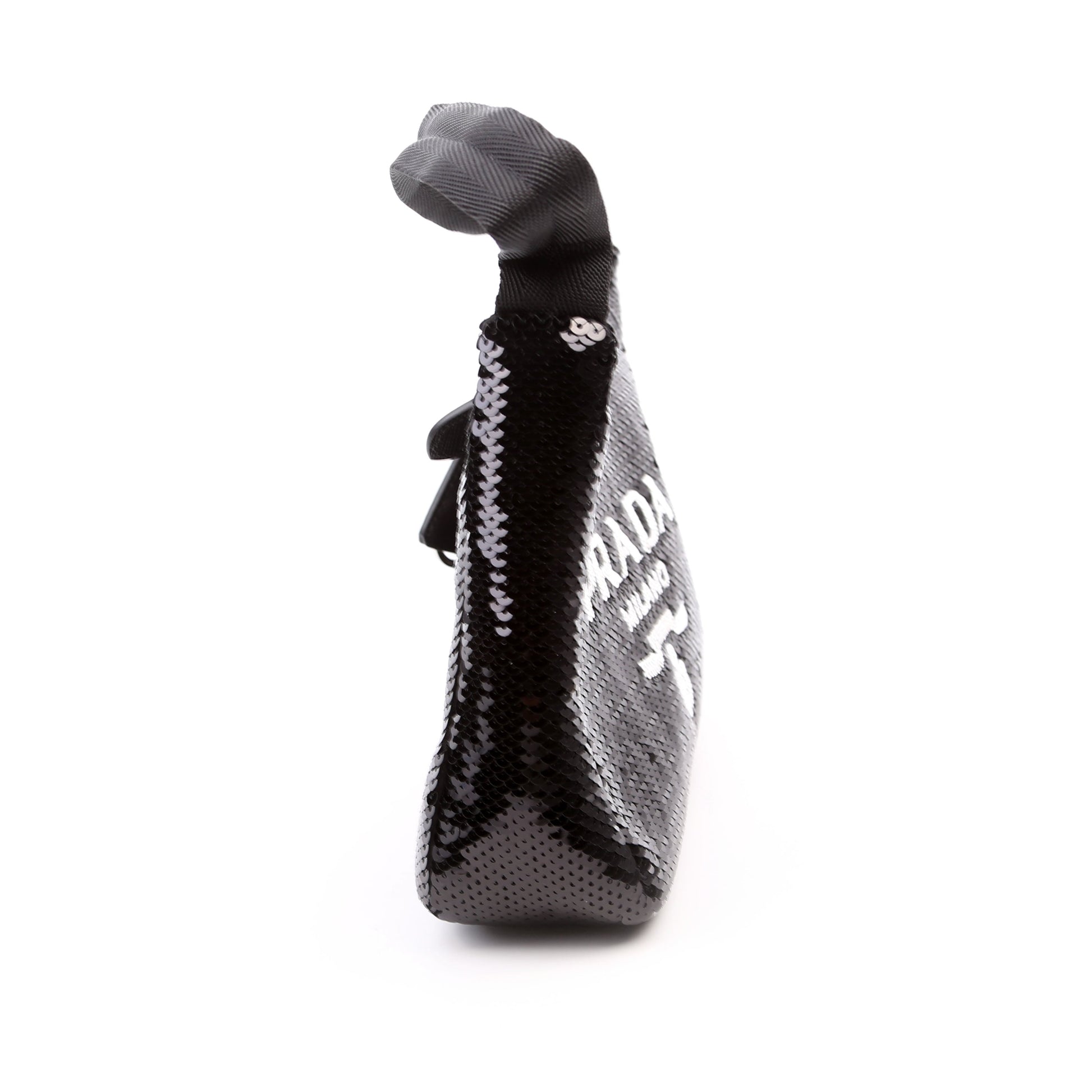 Prada Re-Edition 2000 Sequin Mini Black/White Bag - Style 2