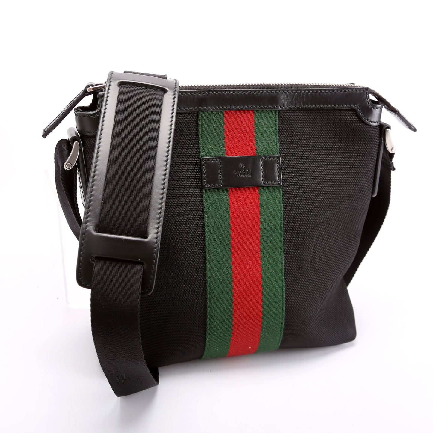 Gucci 631195 Techno Canvas Web Messenger Bag