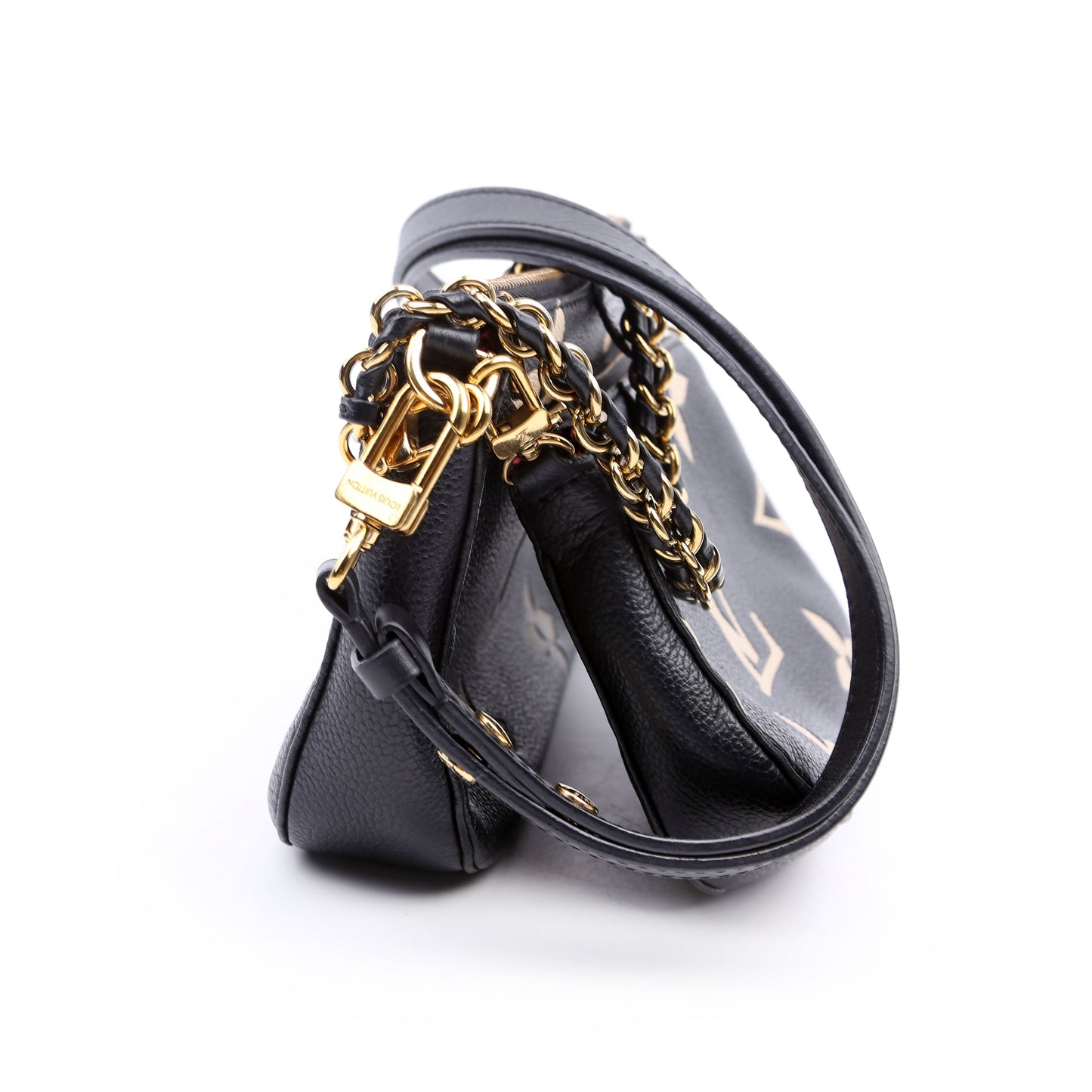  Louis Vuitton Multi Pochette Bicolor Empreinte Black/Beige