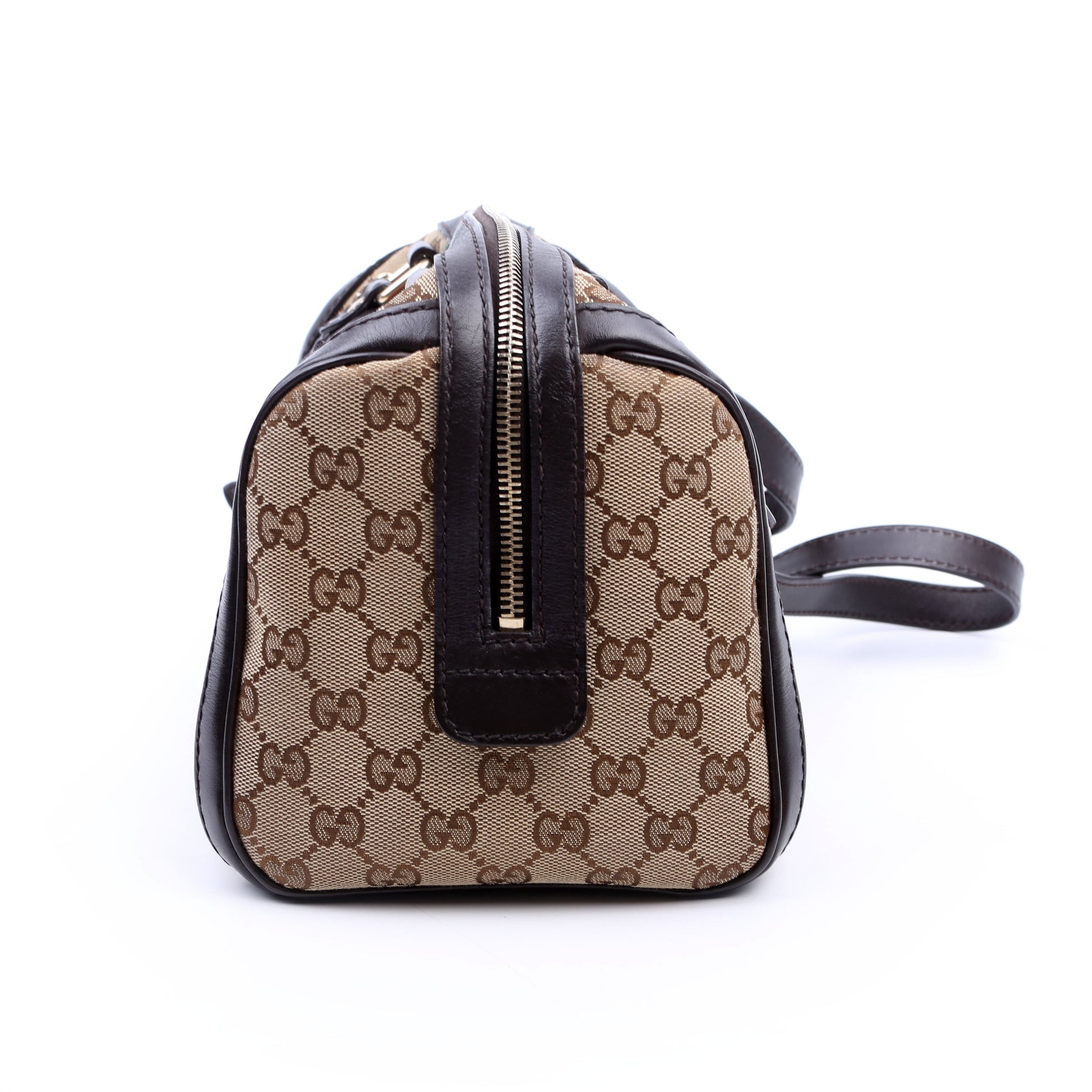 Gucci 269876 GG Canvas Small Boston Bag