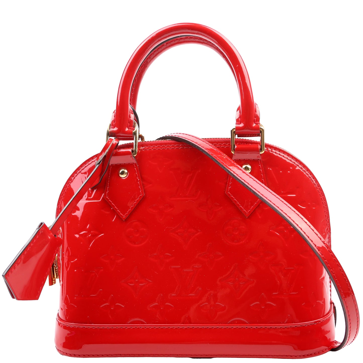 Louis Vuitton Alma BB Vernis Red