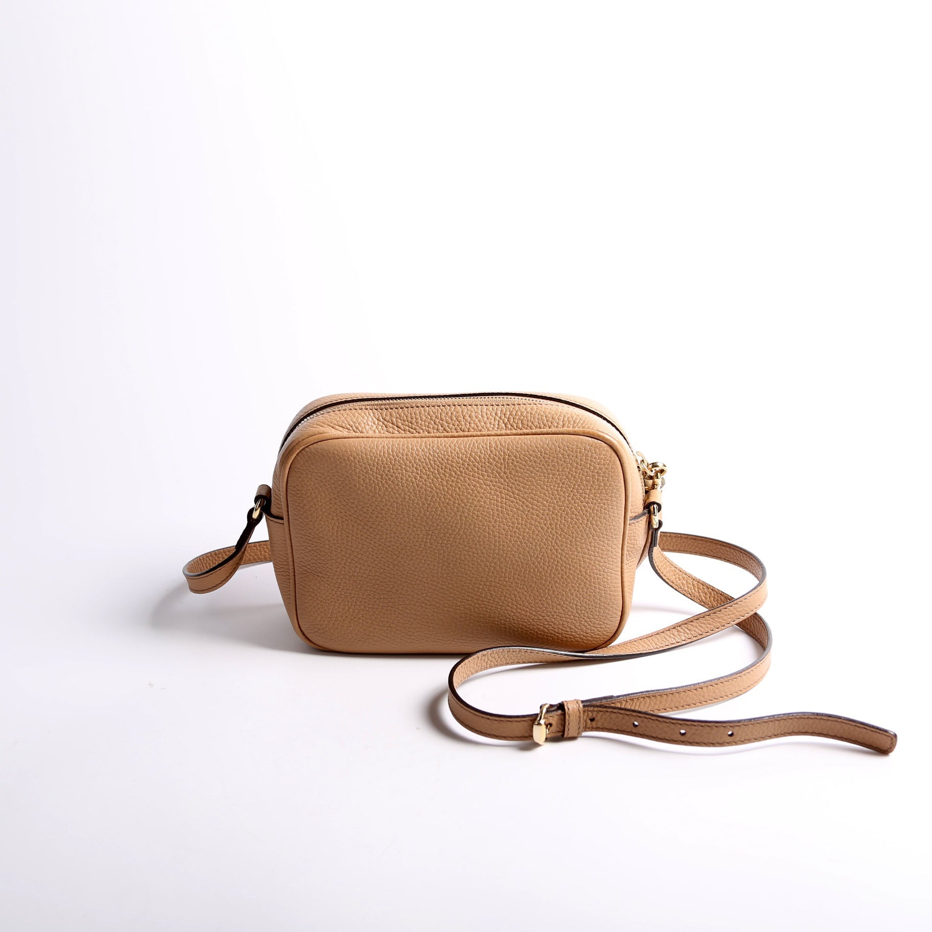 Gucci 308364 Soho Disco Crossbody Tan Bag