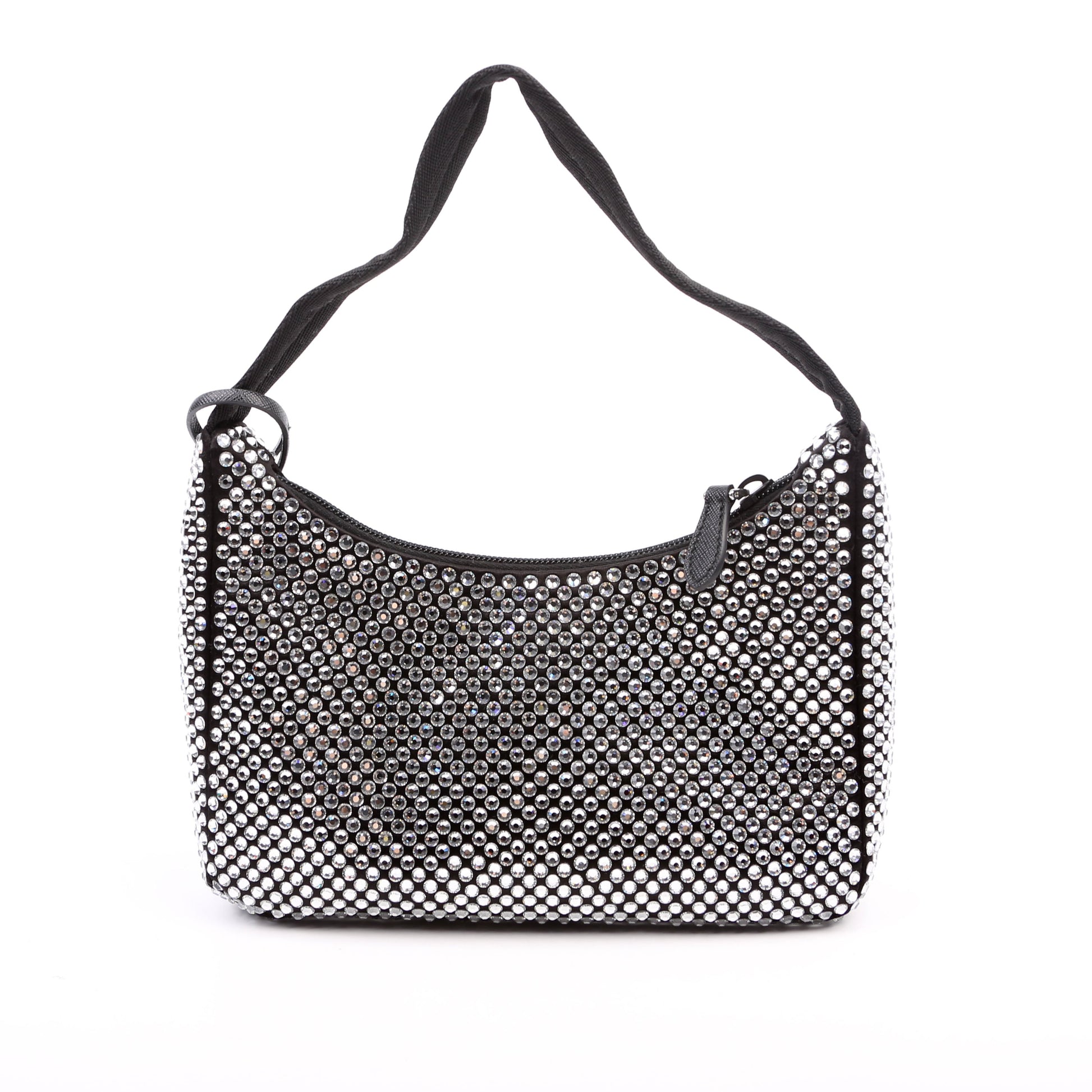 Prada Satin Crystal Re-edition 2000 Mini Bag