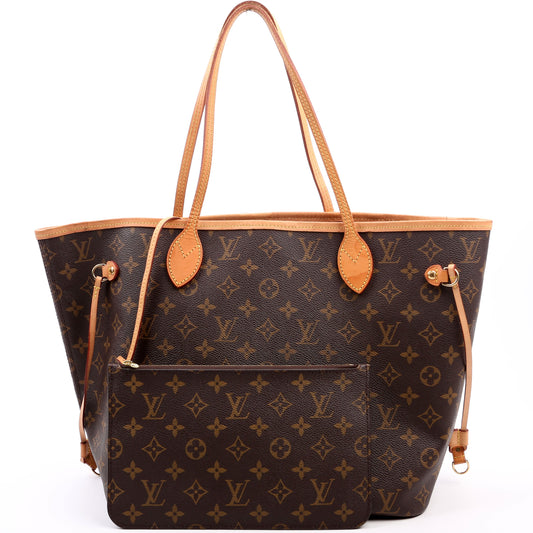 Louis Vuitton Neverfull MM With Wallet Monogram