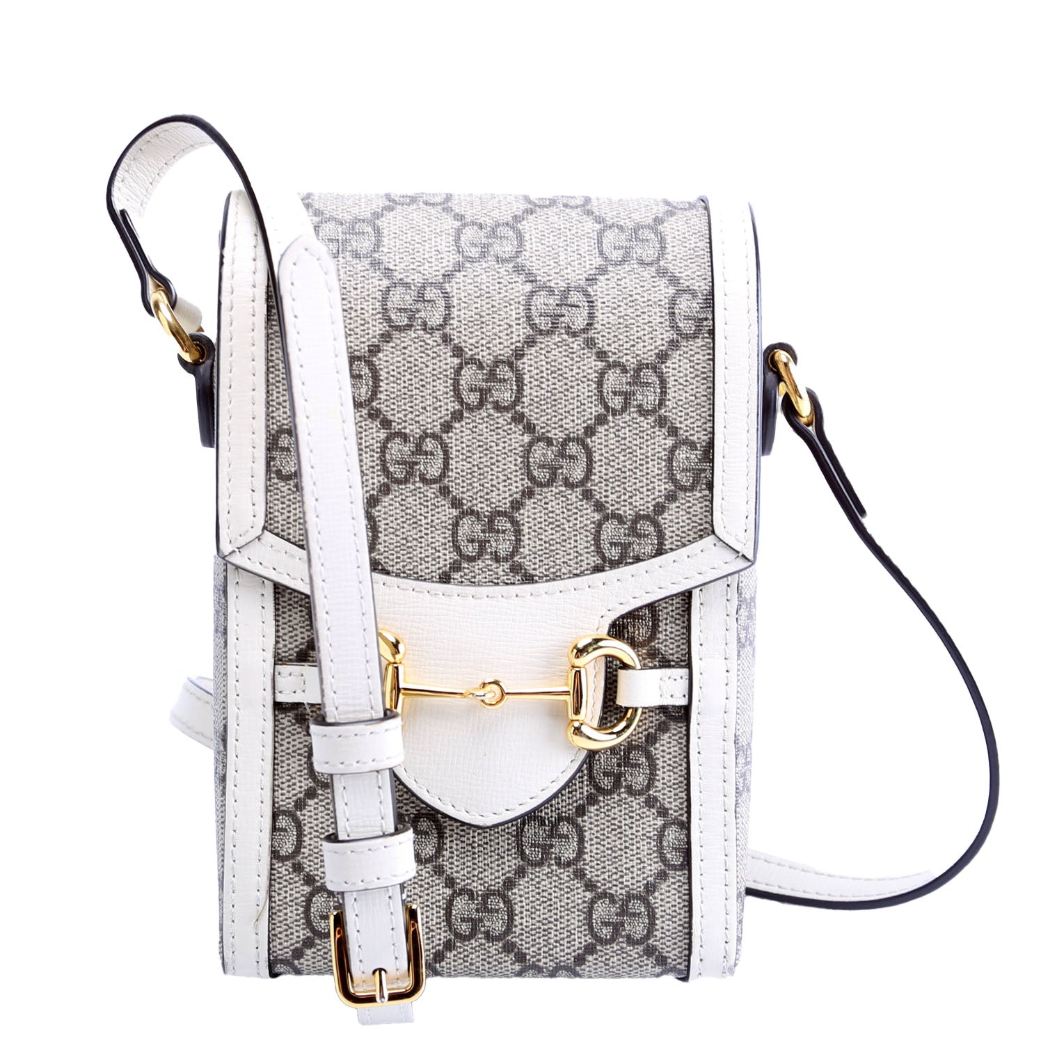 Gucci 625615 Horsebit 1955 GG Supreme Mini Bag