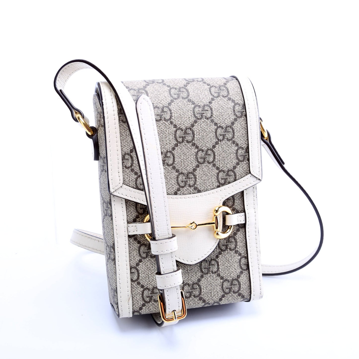 Gucci 625615 Horsebit 1955 GG Supreme Mini Bag