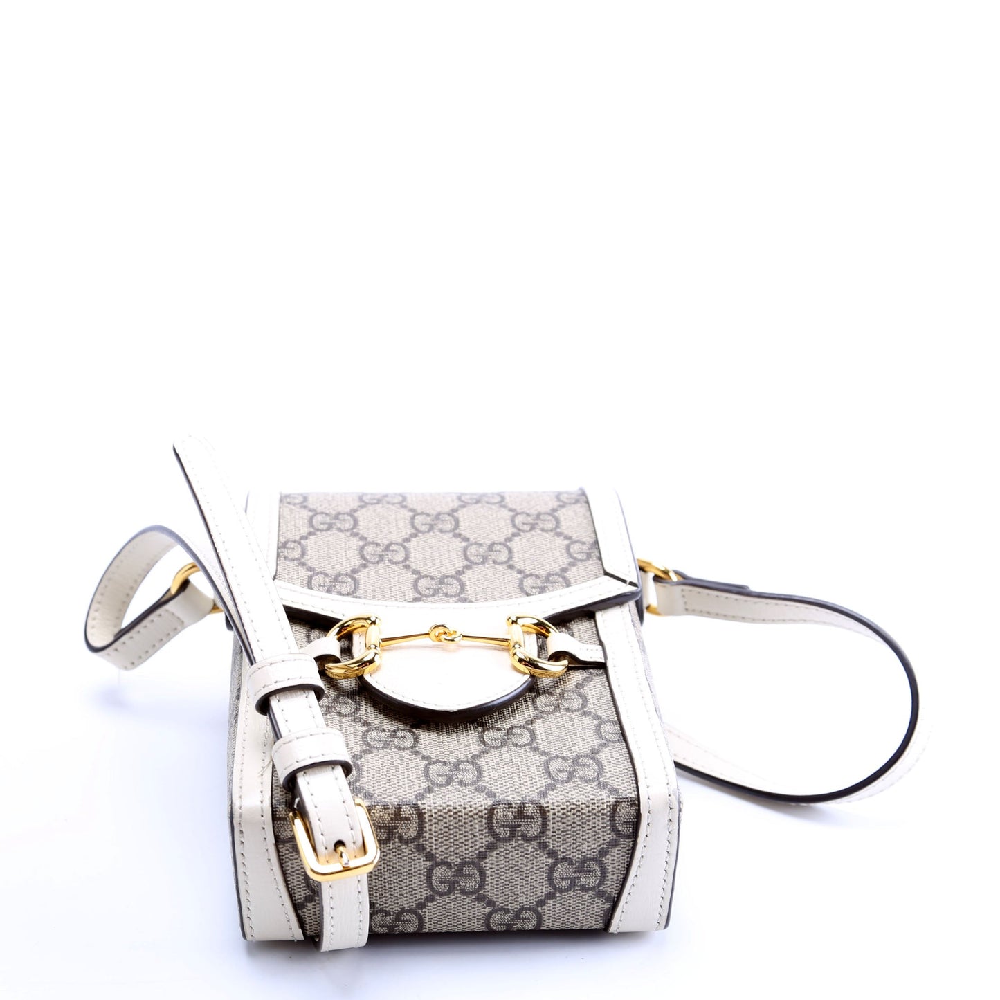 Gucci 625615 Horsebit 1955 GG Supreme Mini Bag