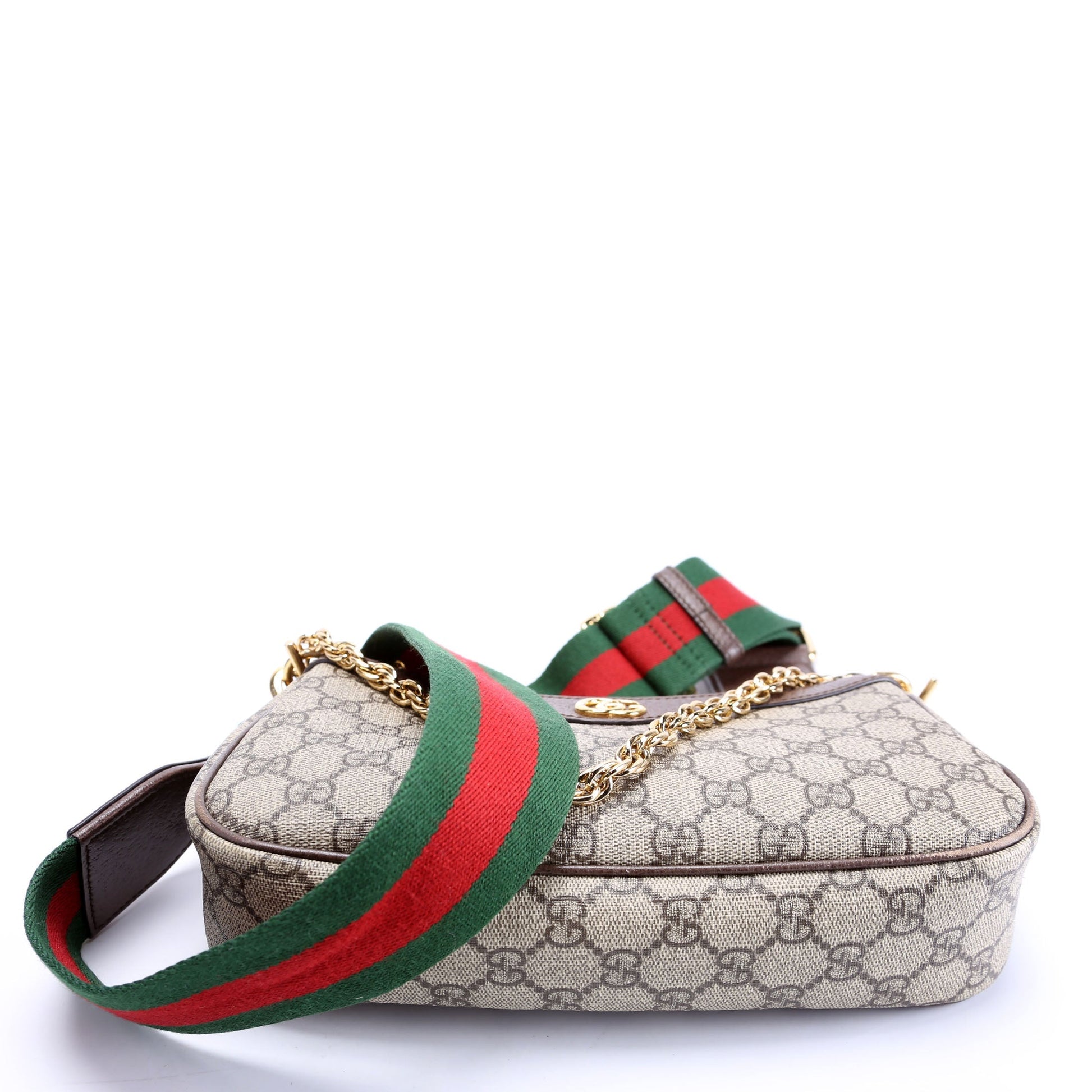 Gucci 735132 GG Supreme Small HandBrown Bag
