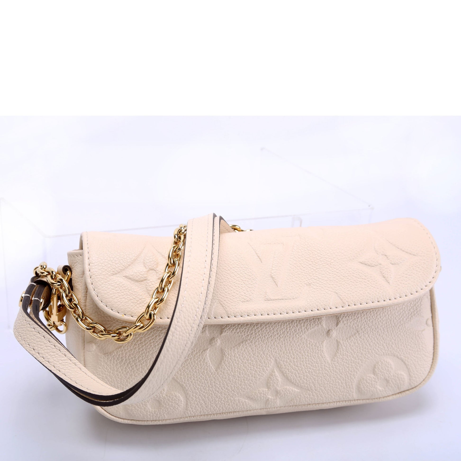 Louis Vuitton Ivy Wallet On Chain Empreinte Cream/Gold