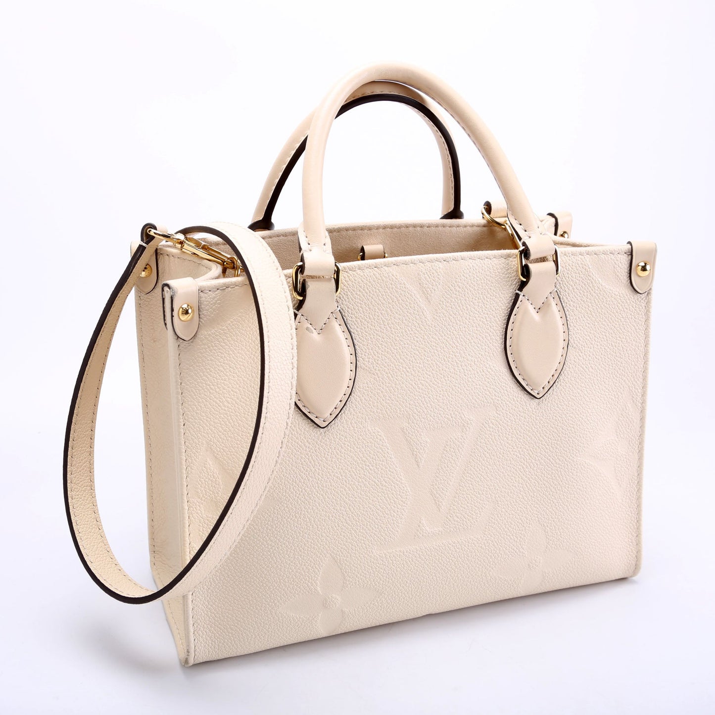 Louis Vuitton ONTHEGO PM Empreinte Cream