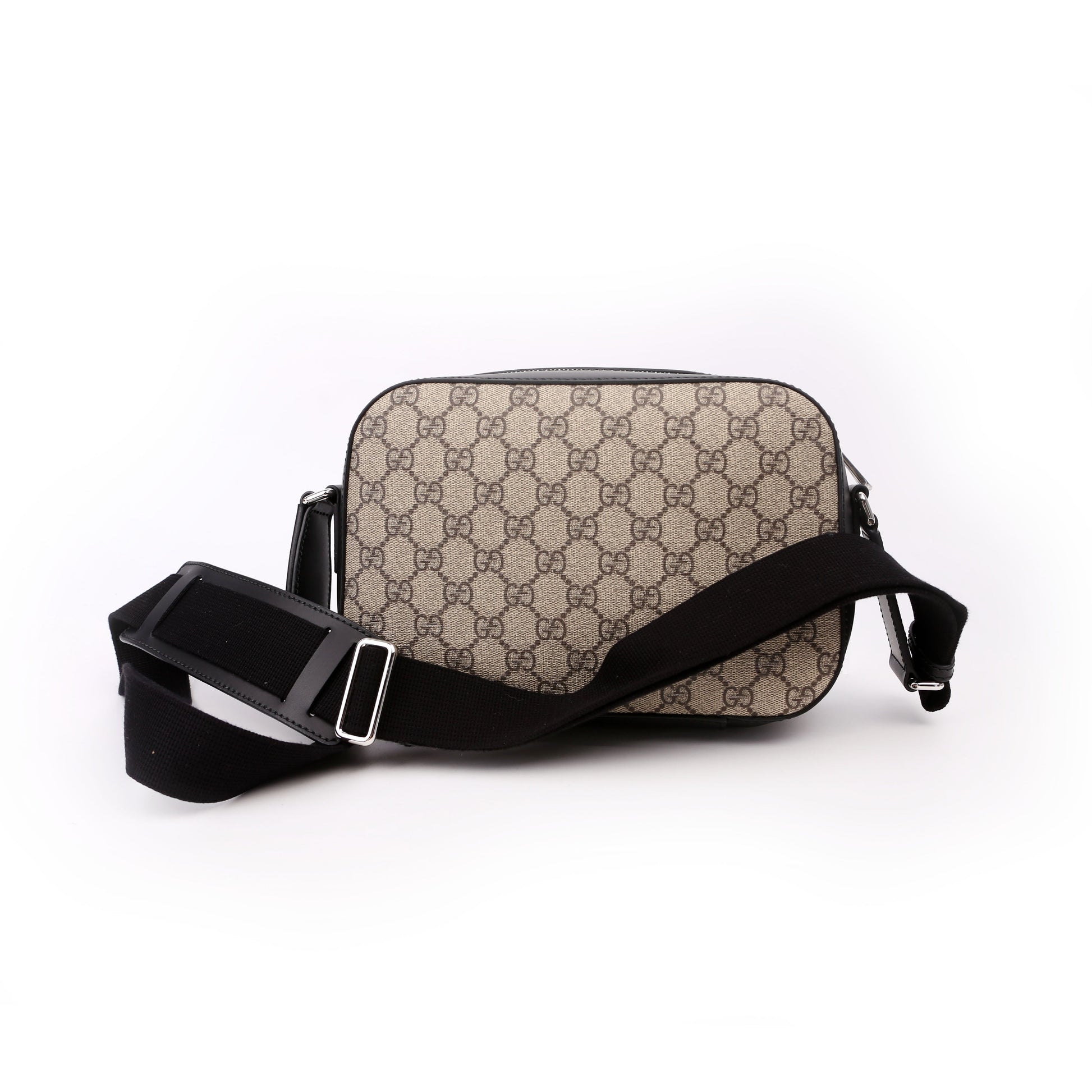 Gucci 779880 GG Canvas Camera Black Bag