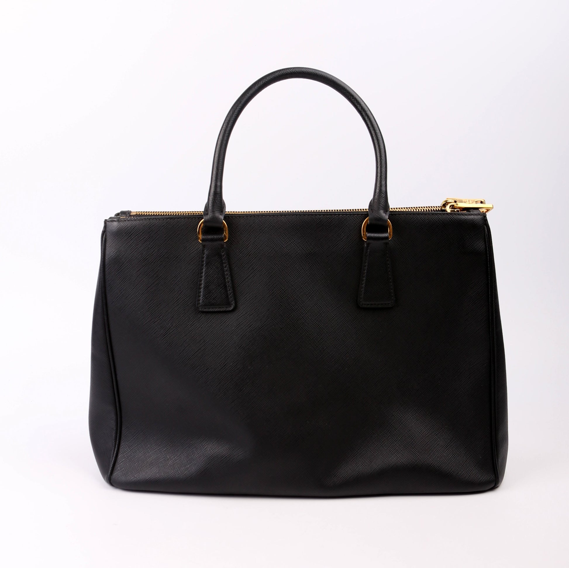 Prada Saffiano Galleria Medium Black Bag - Style 2