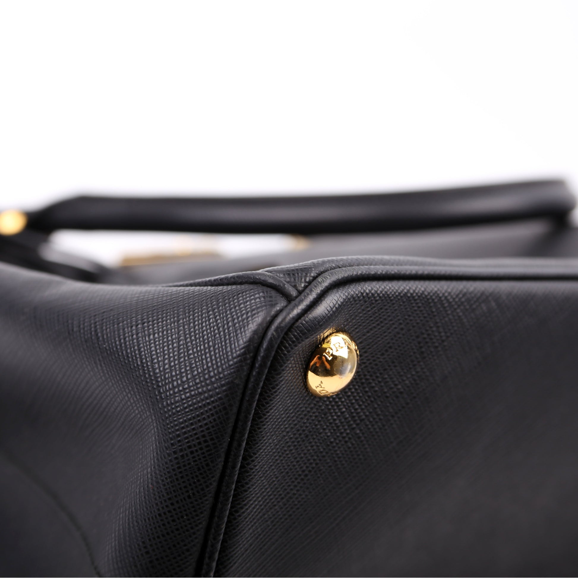 Prada Saffiano Galleria Medium Black Bag - Style 2