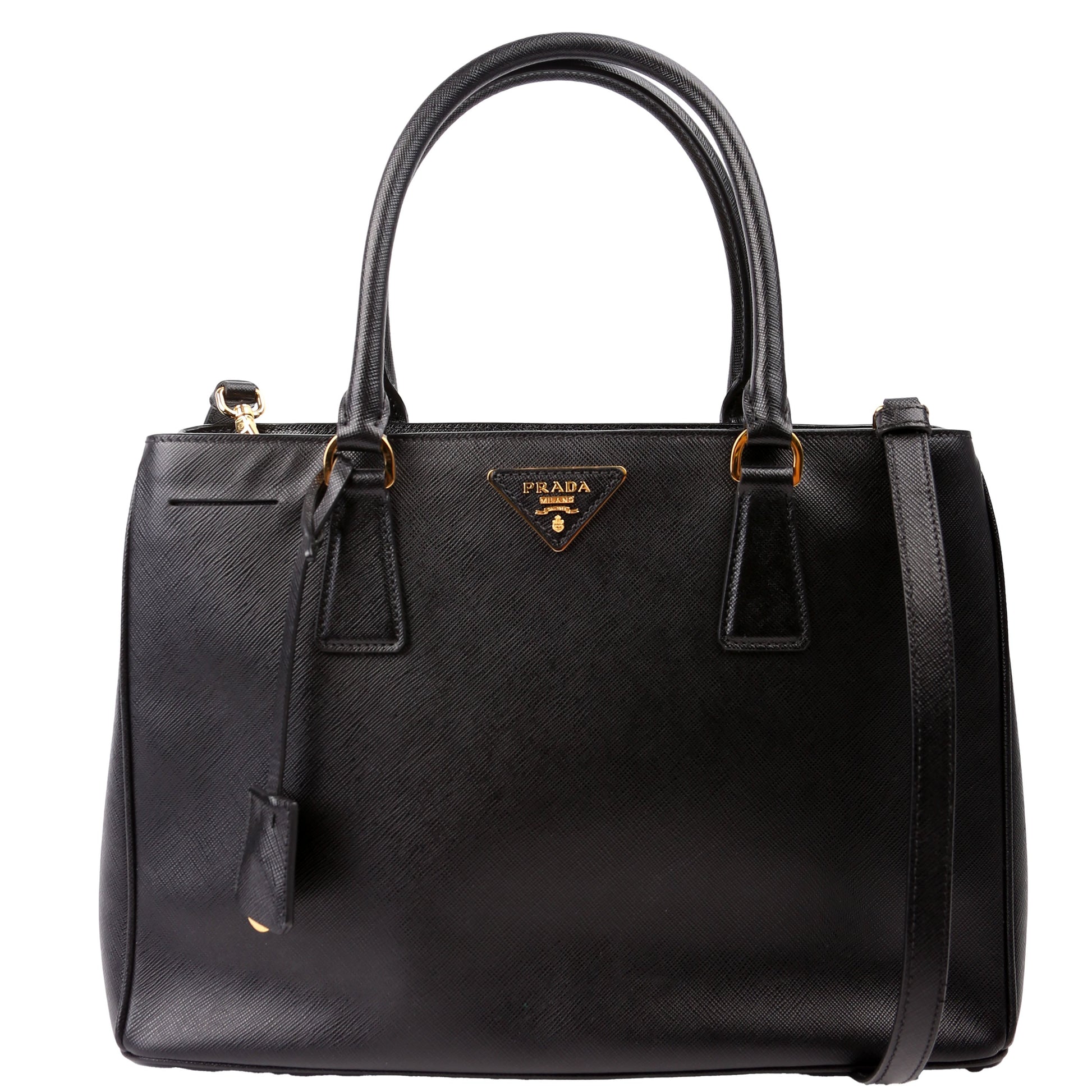 Prada Saffiano Galleria Large Black Bag