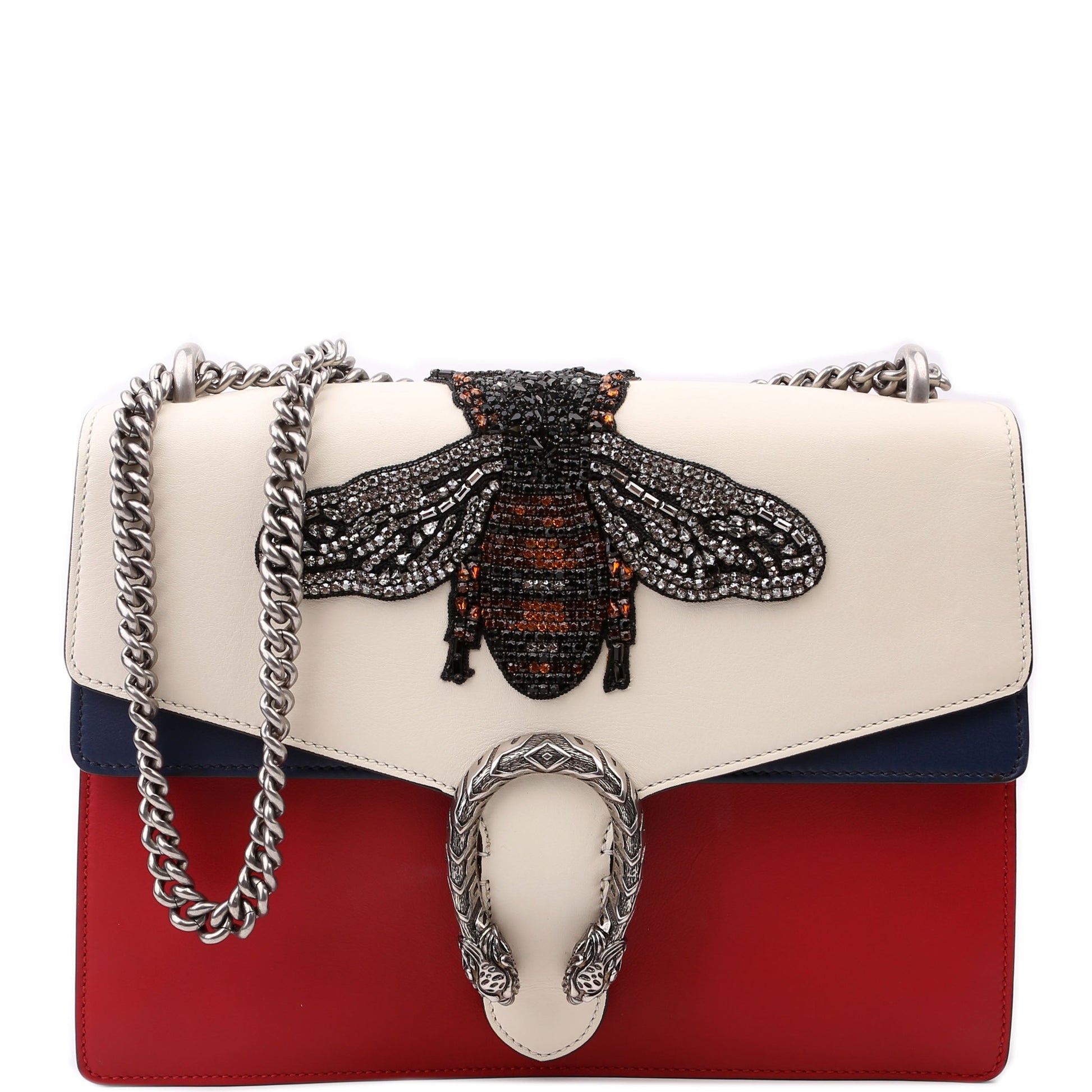 Gucci 403347 Dionysus Bee Embellished Shoulder Medium Bag