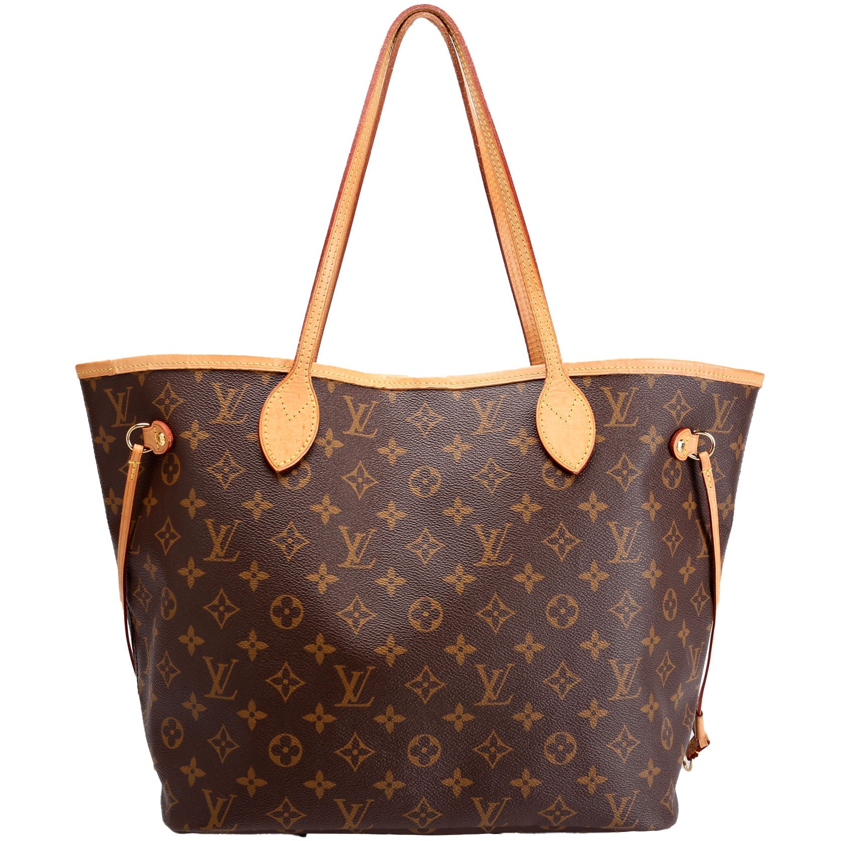 Louis Vuitton Neverfull With Wallet MM Monogram Pink