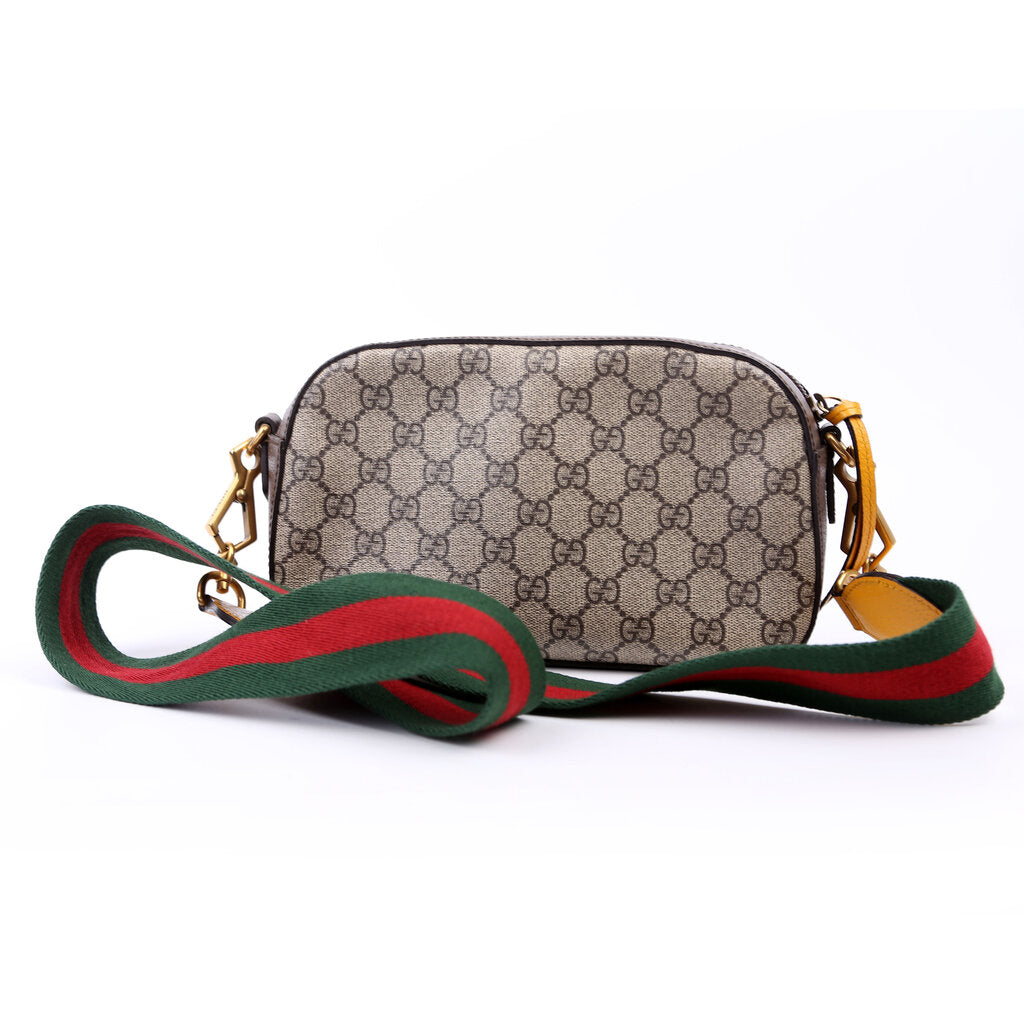 Gucci 476466 GG Supreme Messenger Brown Bag
