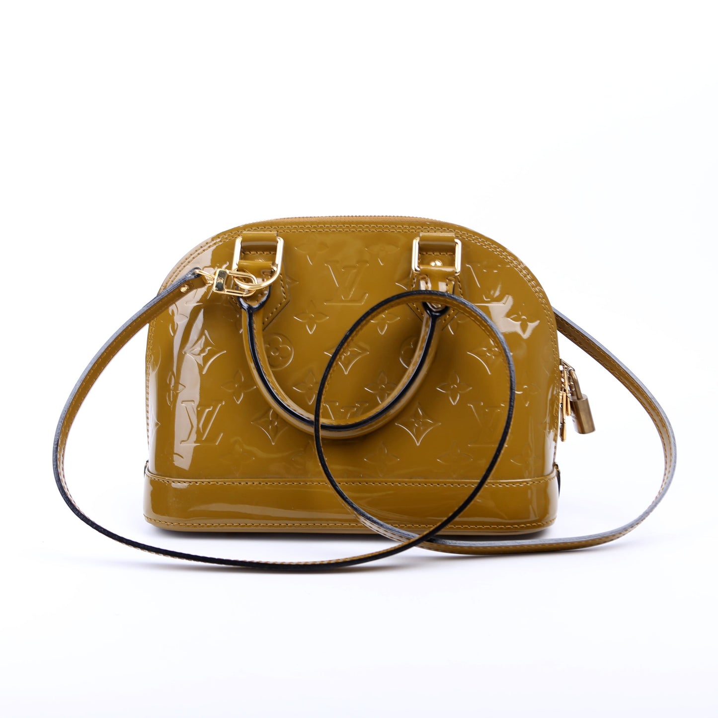 Louis Vuitton Alma BB Vernis Green