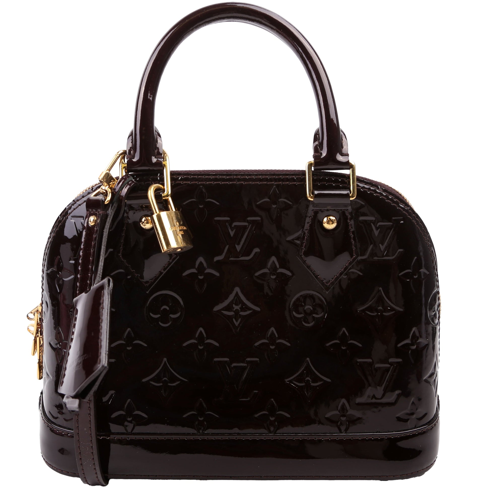Louis Vuitton Alma BB Vernis Plum