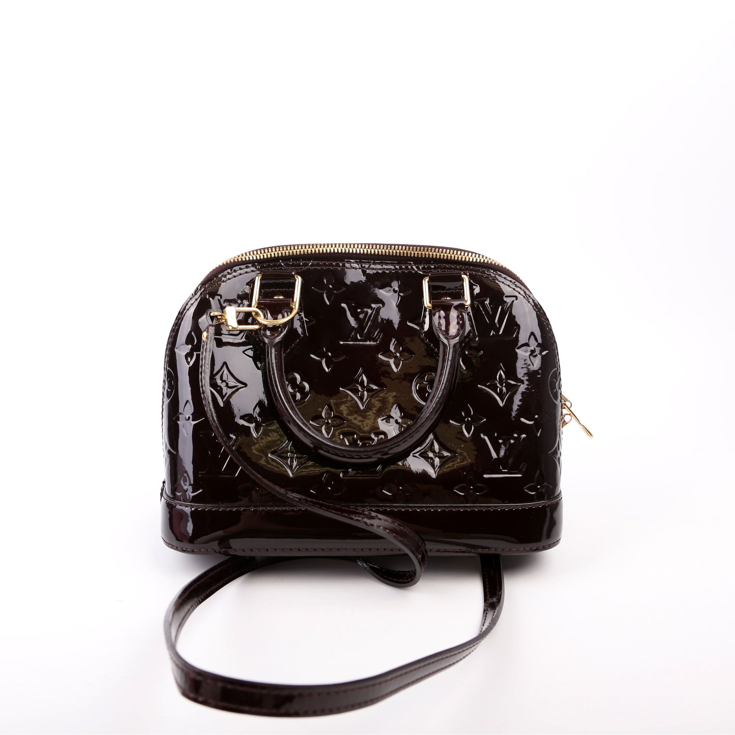 Louis Vuitton Alma BB Vernis Plum