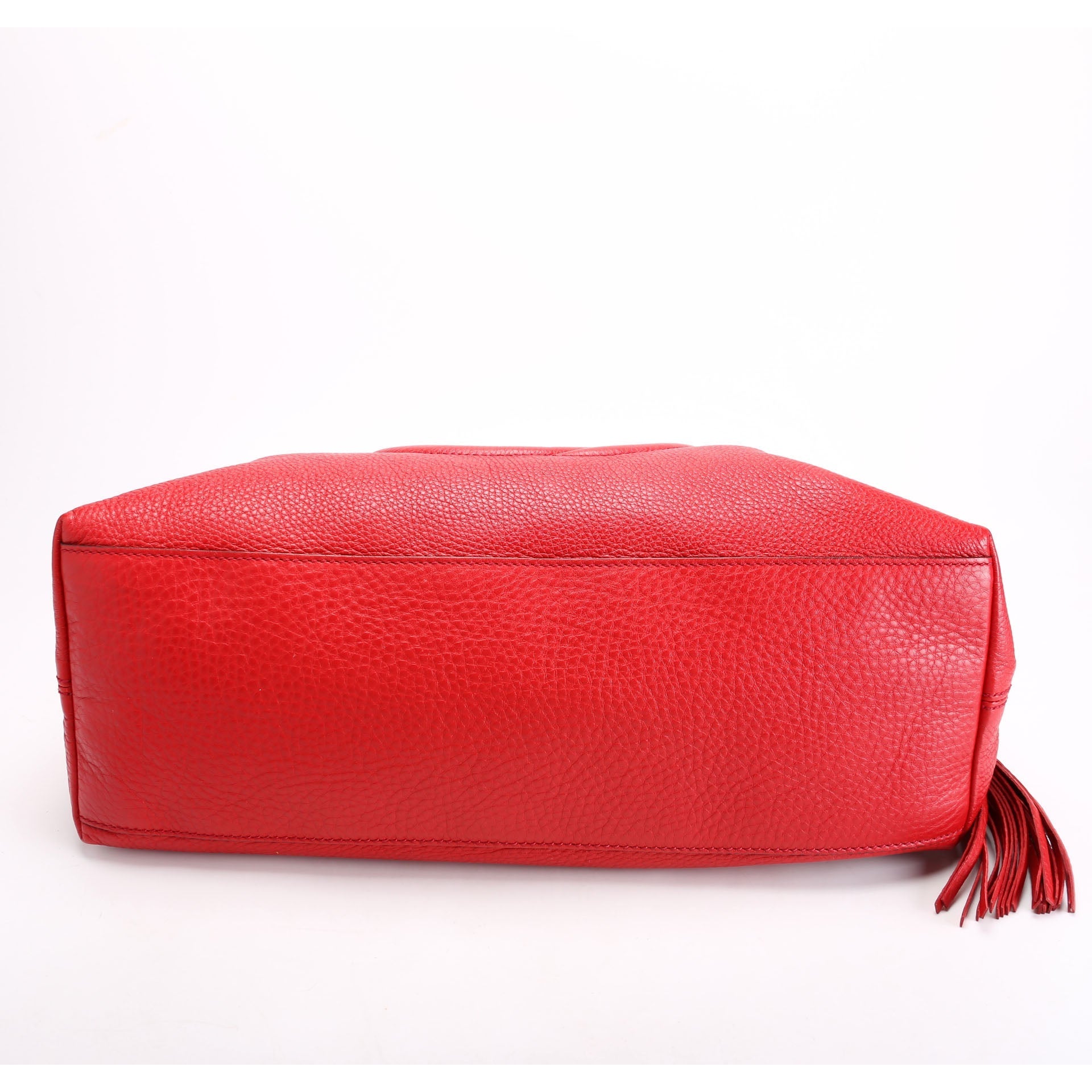 Gucci 308982 Soho Leather Shoulder Medium Red Bag