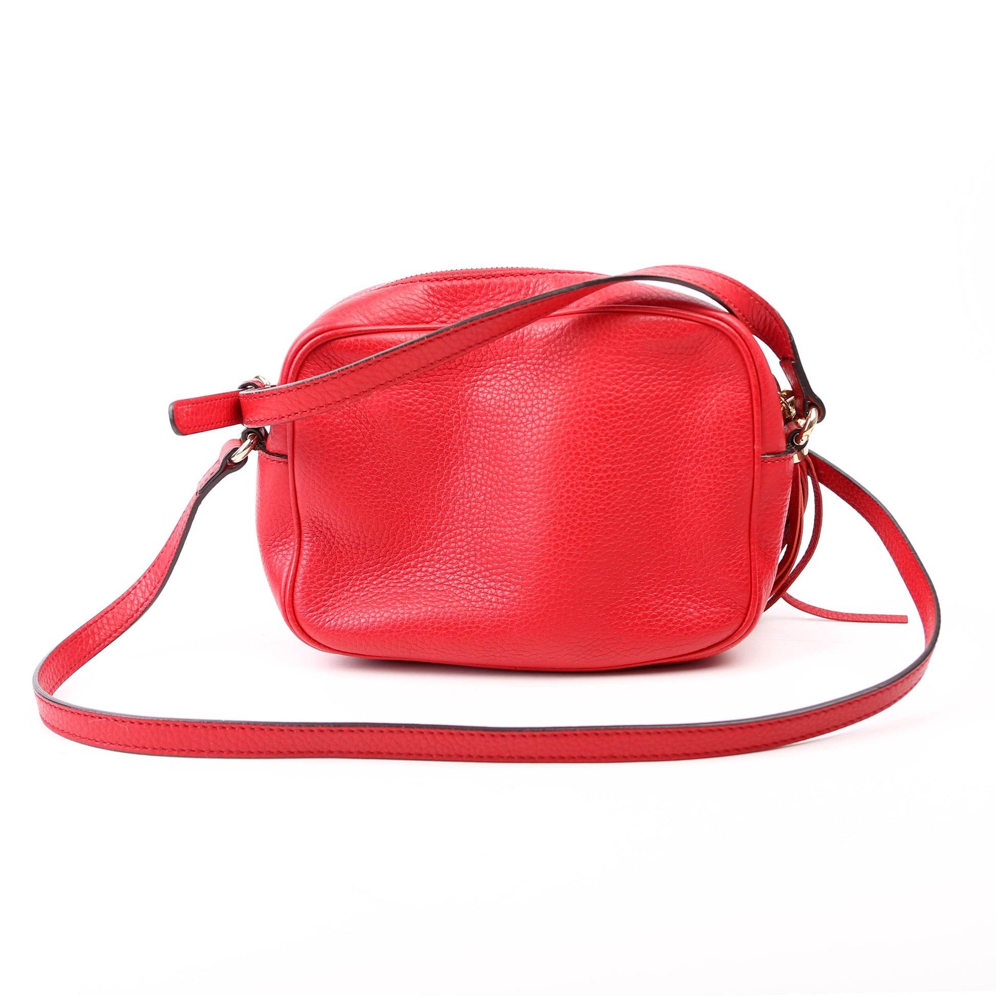 Gucci 308364 Soho Disco Crossbody Red Bag