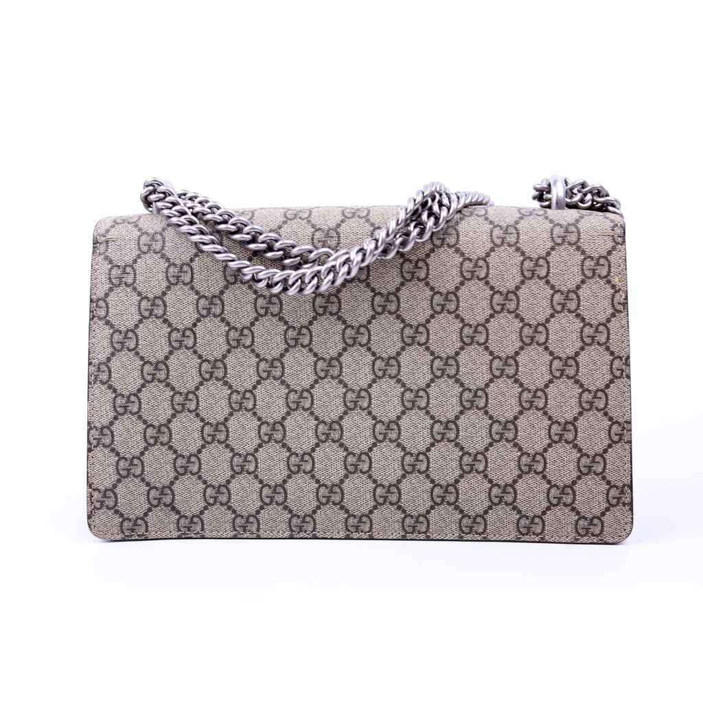 Gucci 499623 Dionysus Small GG Supreme Beige Bag
