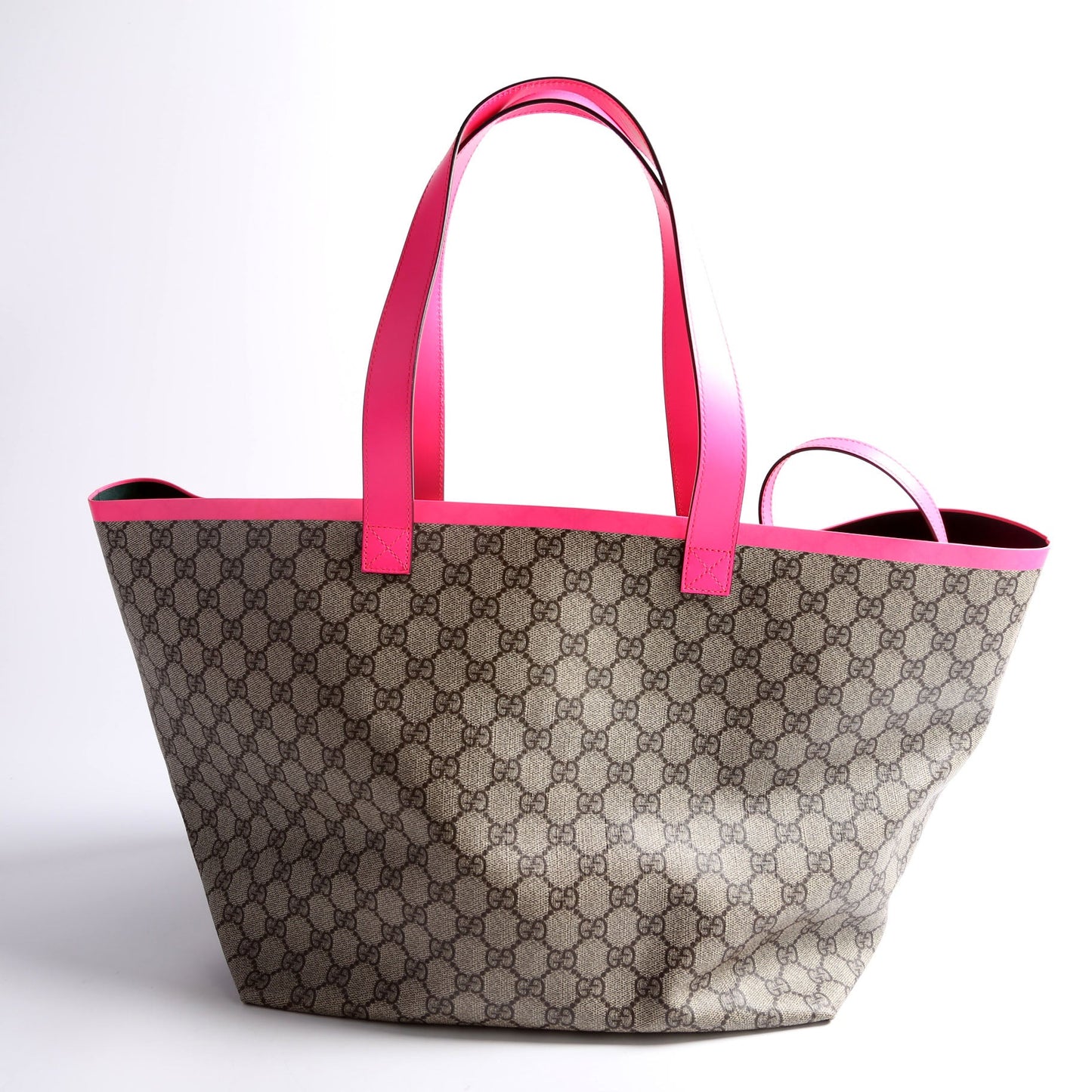 Gucci 792529 GG Supreme TotiMedium Tote Pink Bag