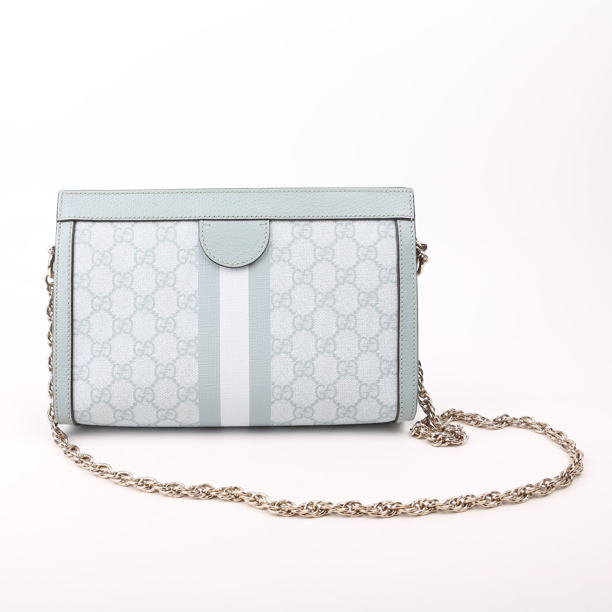 Gucci 503877 GG Supreme Ophidia Small Chain Blue Bag