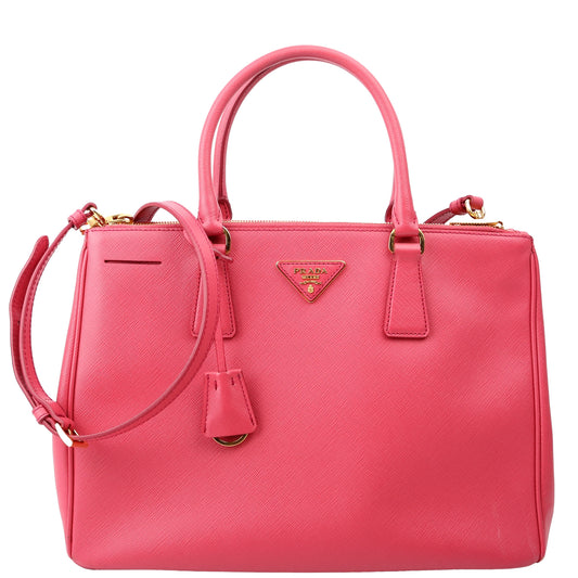 Prada Saffiano Galleria Medium Pink Bag