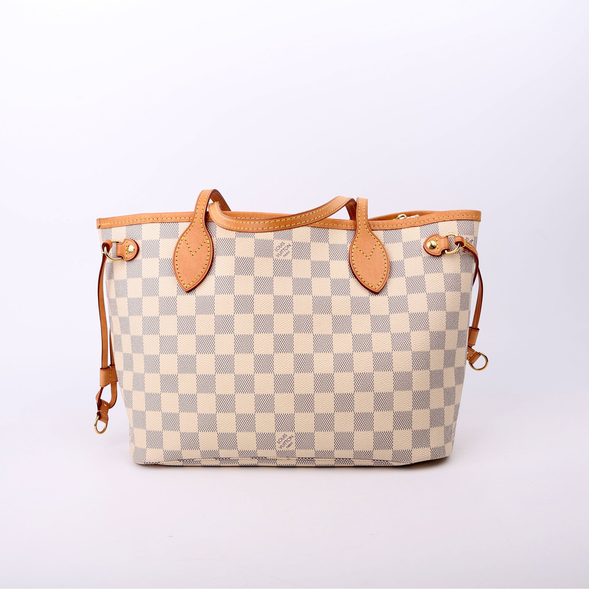 Louis Vuitton Neverfull with Wallet PM Damier Azur