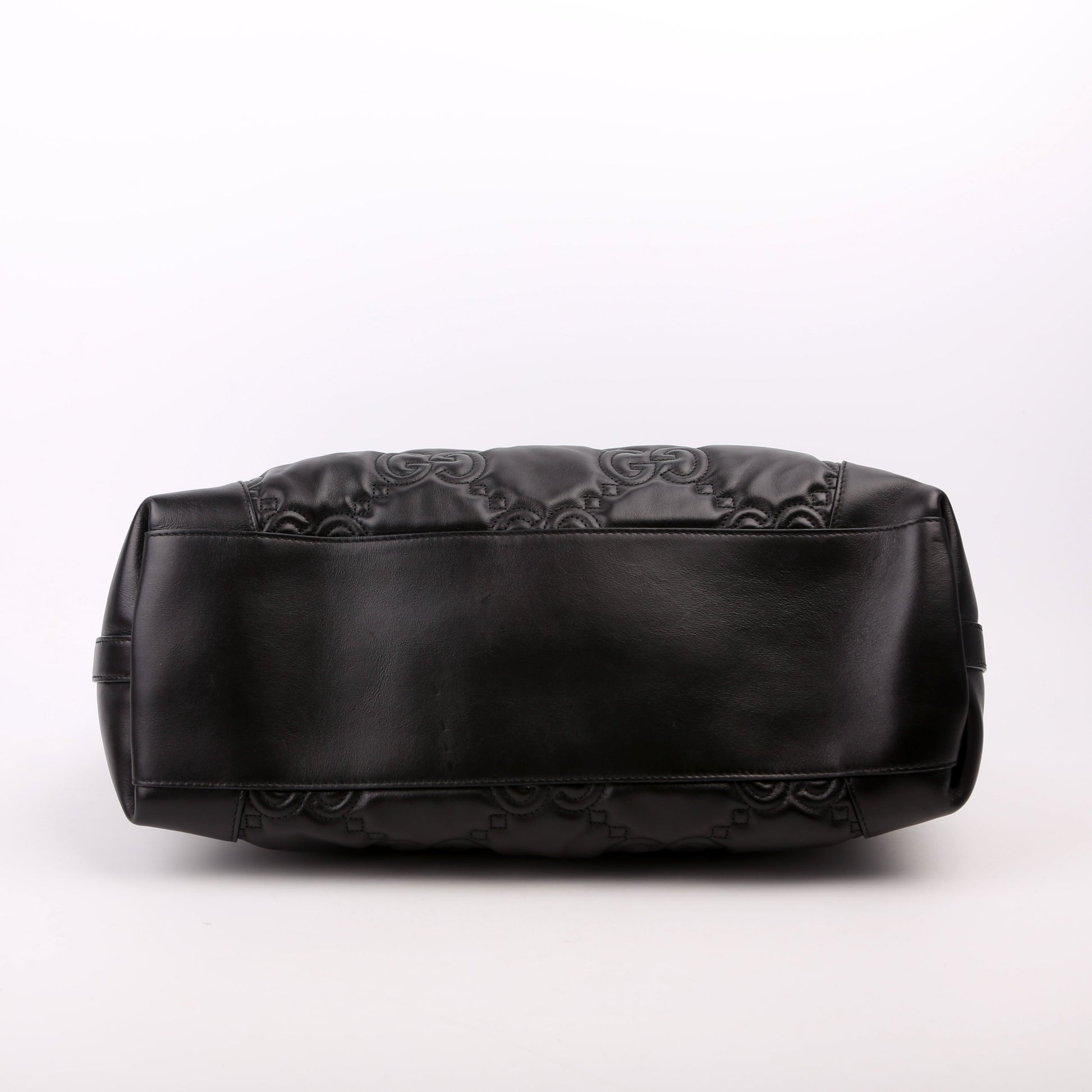 Gucci 631685 GG Matelasse Ophidia Tote Black Bag
