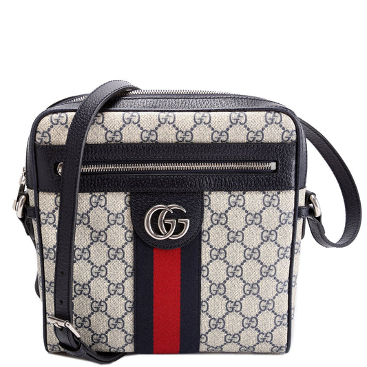 Gucci 547926 Ophidia Messenger Navy/Beige Bag
