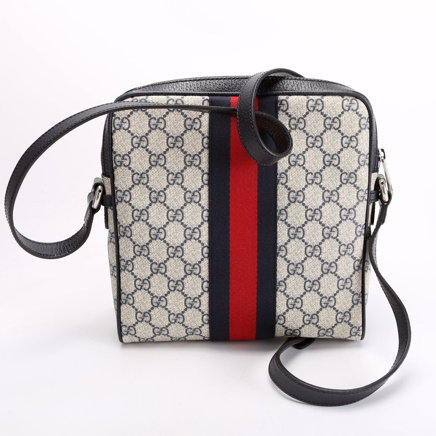 Gucci 547926 Ophidia Messenger Navy/Beige Bag