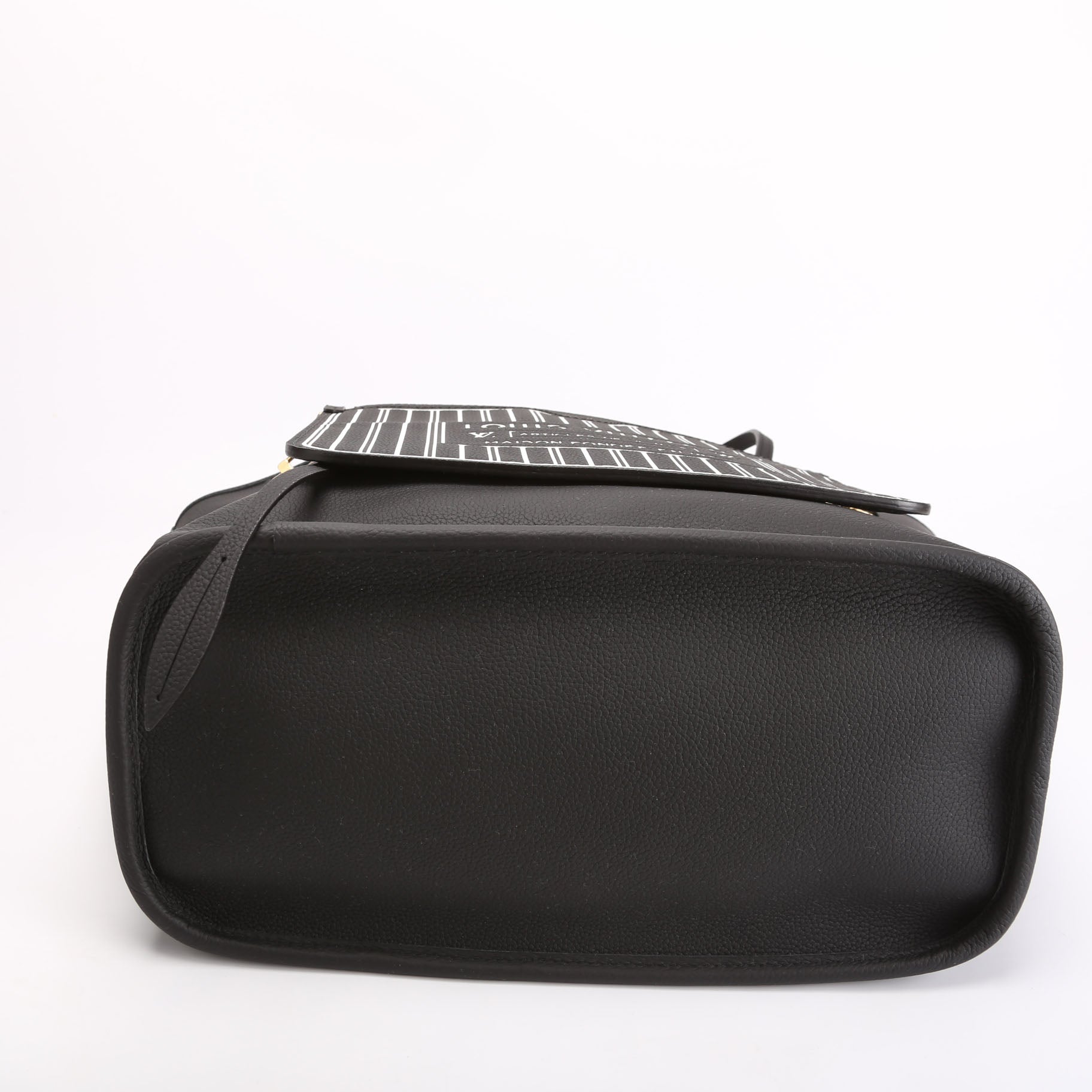 Louis Vuitton Neverfull MM Inside Out Leather/Monogram Black