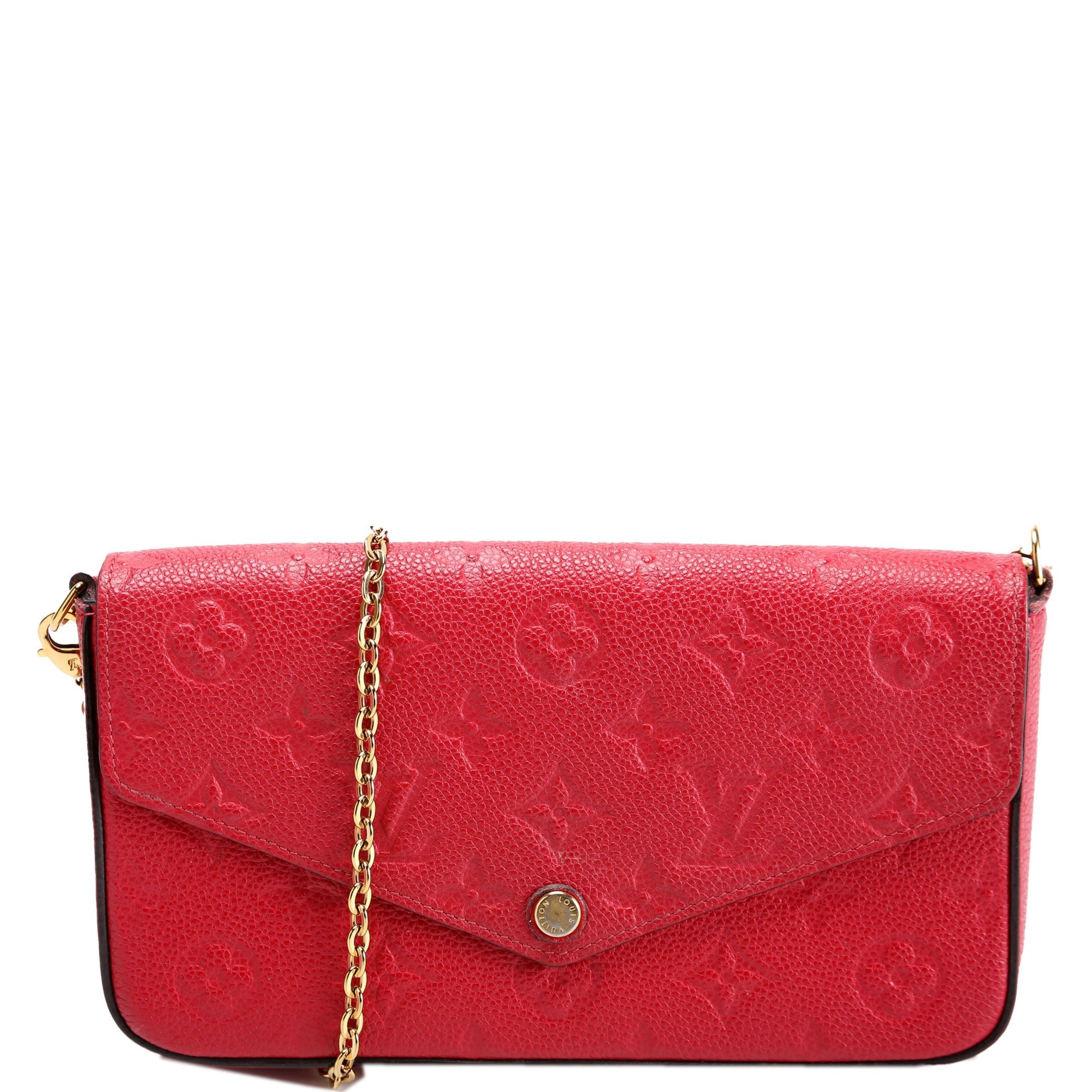 Louis Vuitton Pochette Felicie Empreinte Red