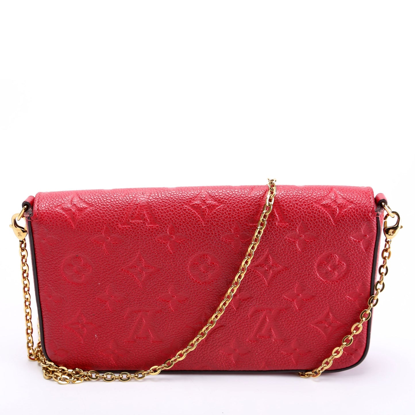 Louis Vuitton Pochette Felicie Empreinte Red