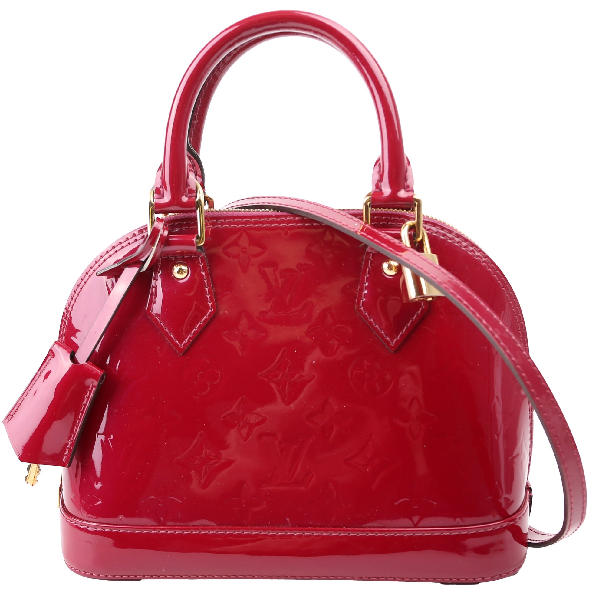 Louis Vuitton Alma BB Vernis Rasberry