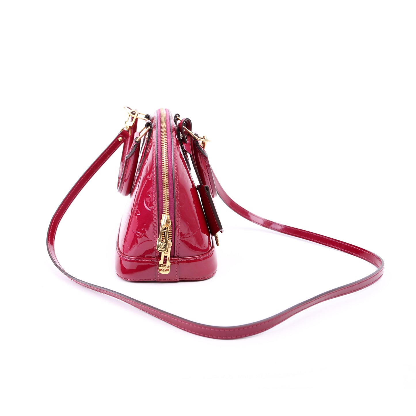 Louis Vuitton Alma BB Vernis Rasberry