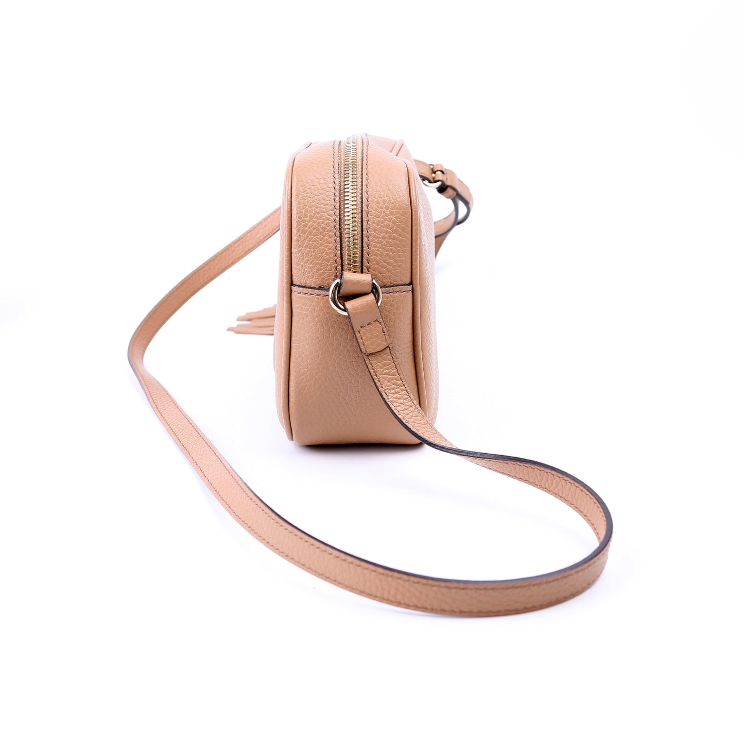 Gucci 308364 Soho Disco Crossbody Tan Bag