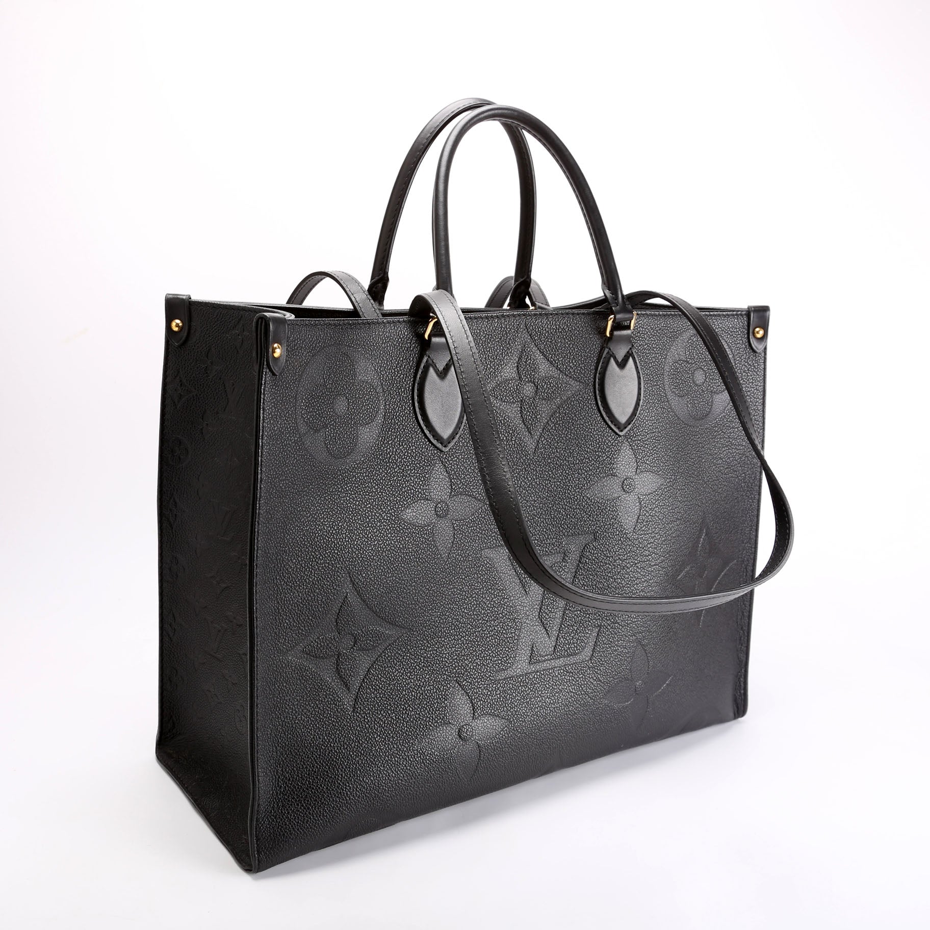 Louis Vuitton Onthego GM Empreinte Black/Yelllow