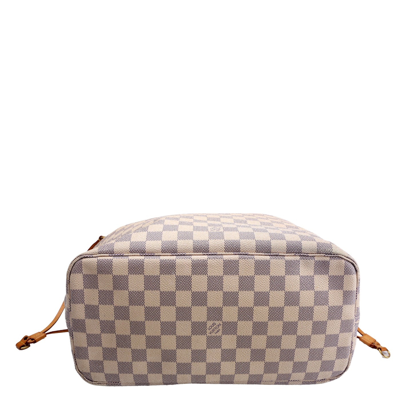 Louis Vuitton Neverfull With Wallet MM Damier Azur