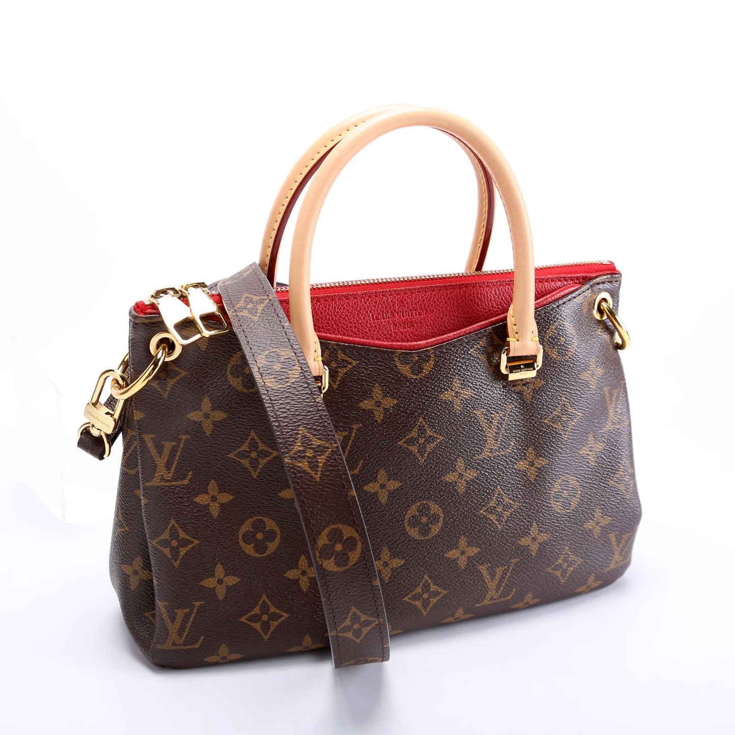 Louis Vuitton Pallas BB Monogram Brown/Red