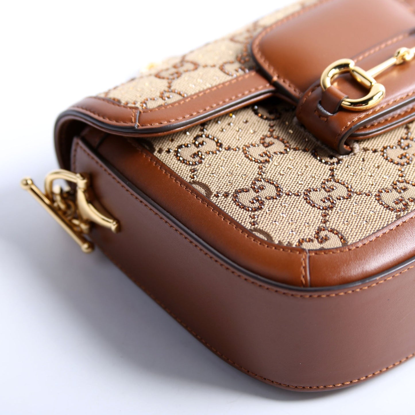 Gucci 675801 GG Crystal 1955 Mini Shoulder Bag