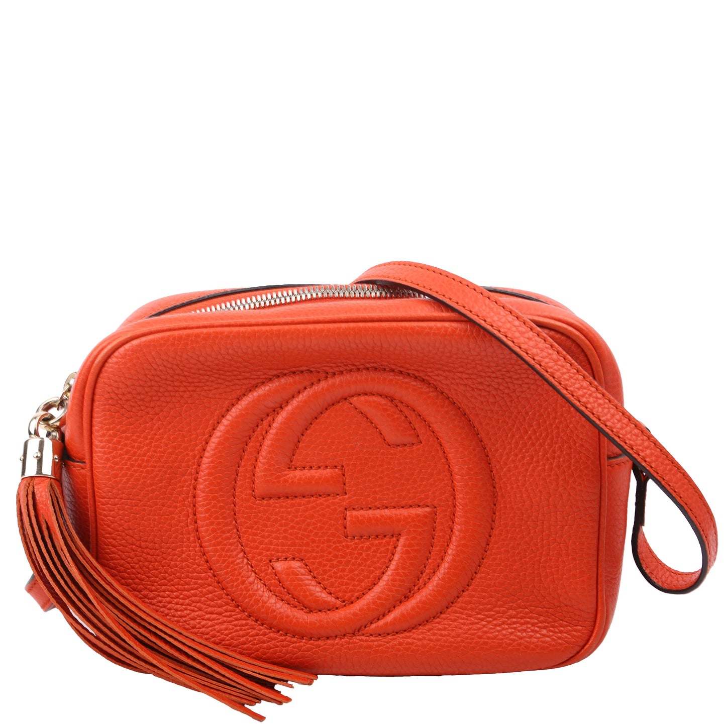 Gucci 308364 Soho Disco Crossbody Orange Bag
