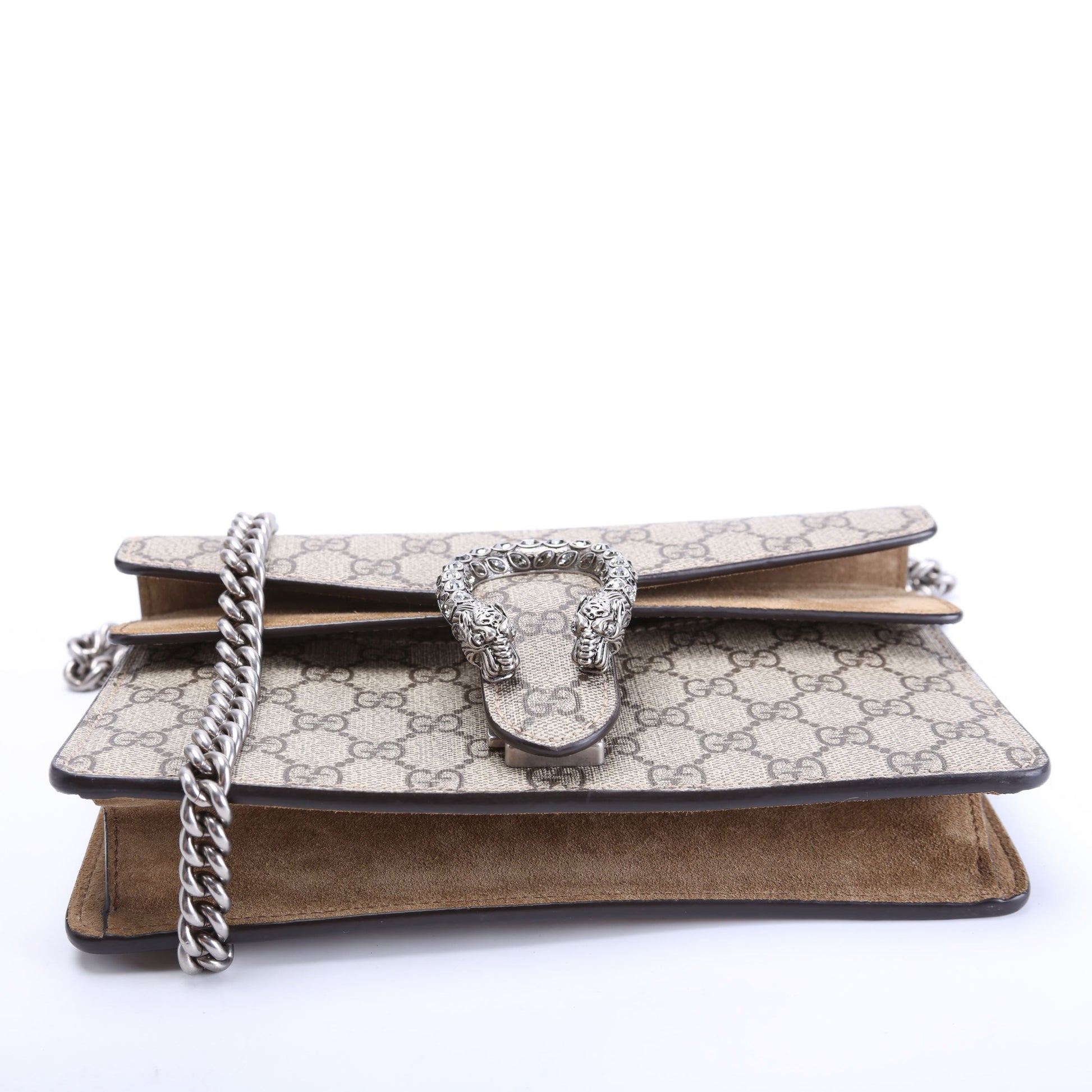 Gucci 499623 Dionysus Small GG Supreme Tan Bag