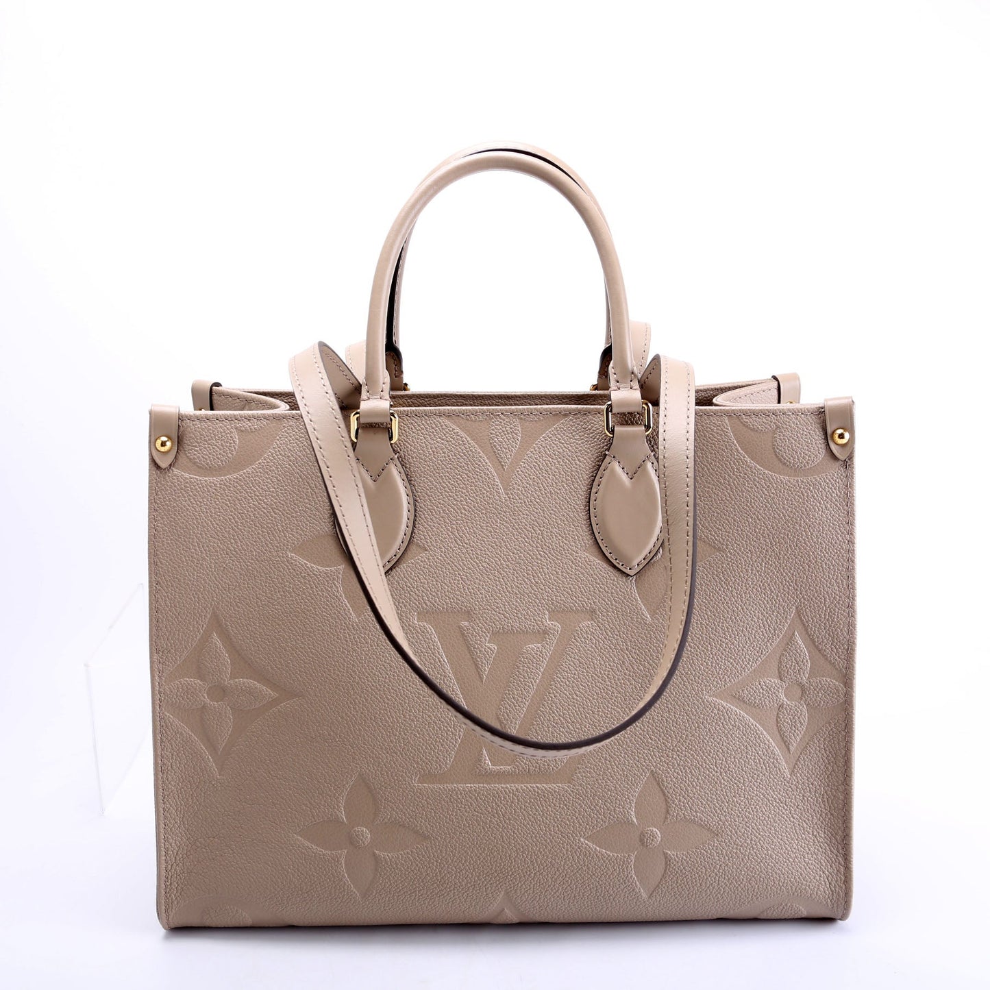 Louis Vuitton ONTHEGO MM Empreinte Leather Taupe