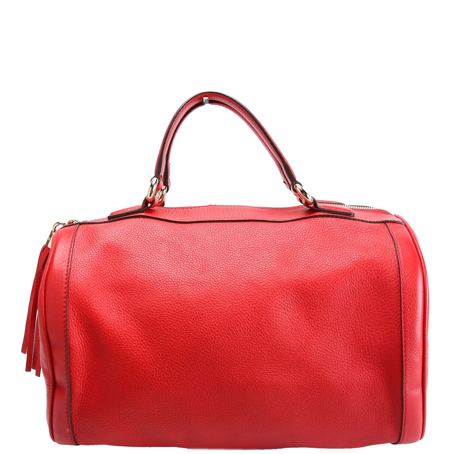 Gucci 282302 Soho Leather Boston Red Bag