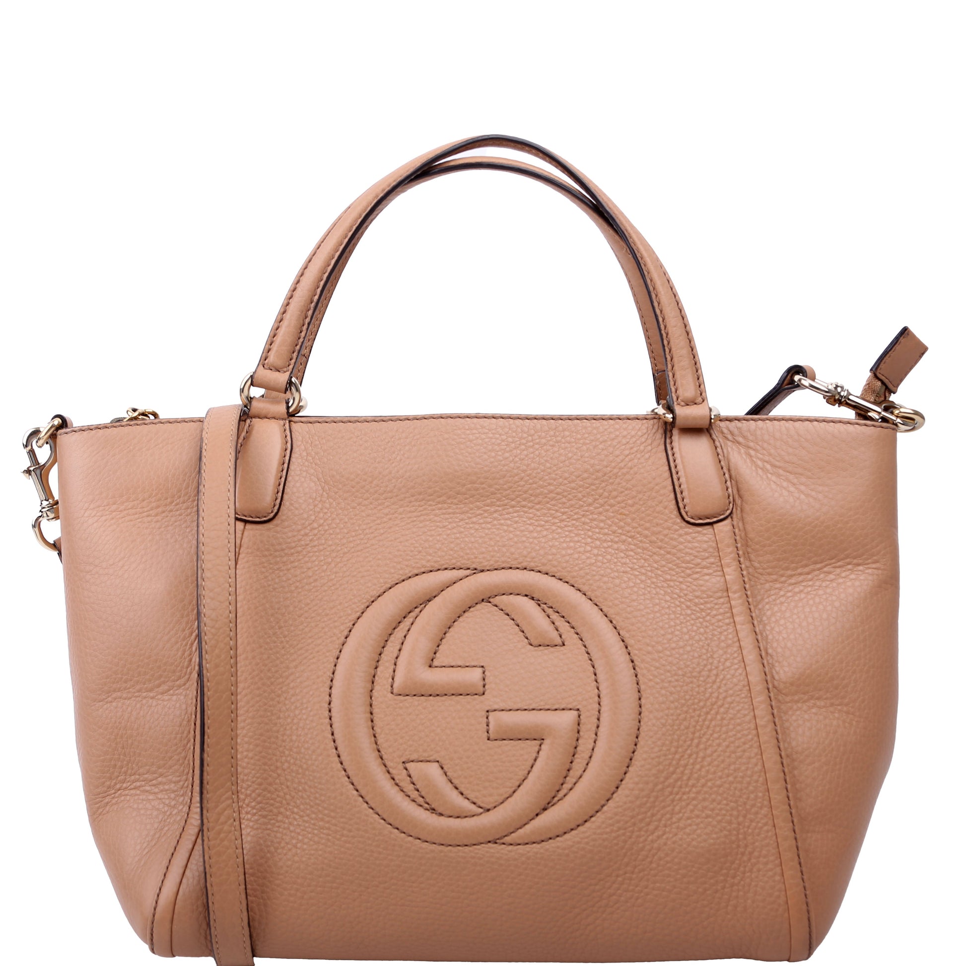 Gucci 369176 Soho Crossbody Tan Bag